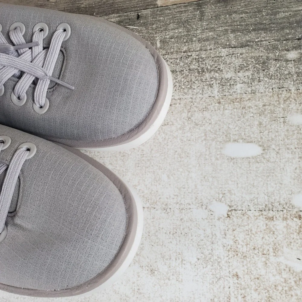 Allbirds Wool Piper Woven Mens Shoes Sz‎ 9 Pewter Gray Low Top Lace Up Sneaker
